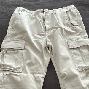 Zara Cream Cargo pants